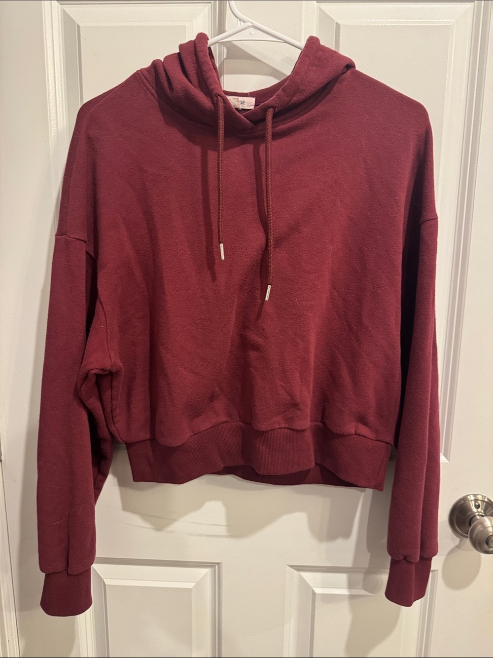 Garage Maroon Hooded Pullover